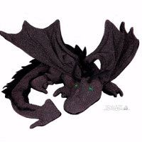 Shoulder dragon XXL, Special Ed., black & purple...