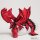 Shoulder dragon XXL, Special Ed., sequin red, spiky crest