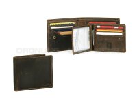Bank note wallet with passport sheath, vintage style,...