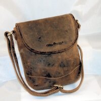 Shoulder bag, small, leather