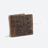 Bank note wallet, save, vintage style, RFID, leather