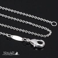 Garnet Pendant, Heart, Silver 925, incl. Chain
