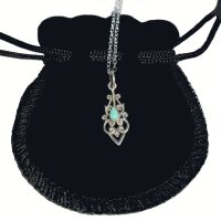 Turquise Pendant, Silver 925, incl. Chain