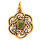 Turquise, Bronze pendant, incl. ribbon