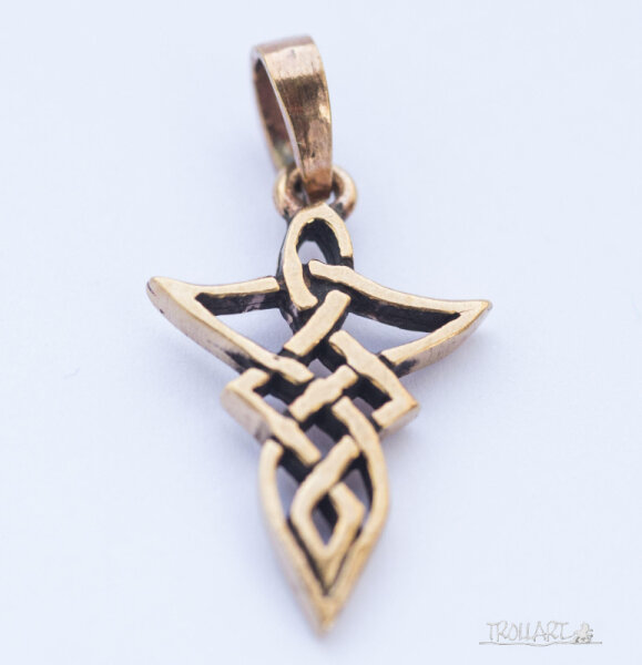 Celtic Symbol of Love, Arcania, Bronze, incl. ribbon