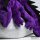 Shoulder dragon L2, violet, spiky crest