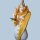 Drachenschal, gelb, Fleece